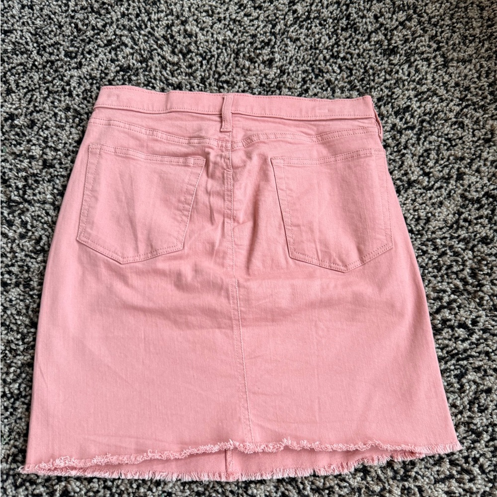LOFT Blush Mini Skirt - Picture 2 of 6